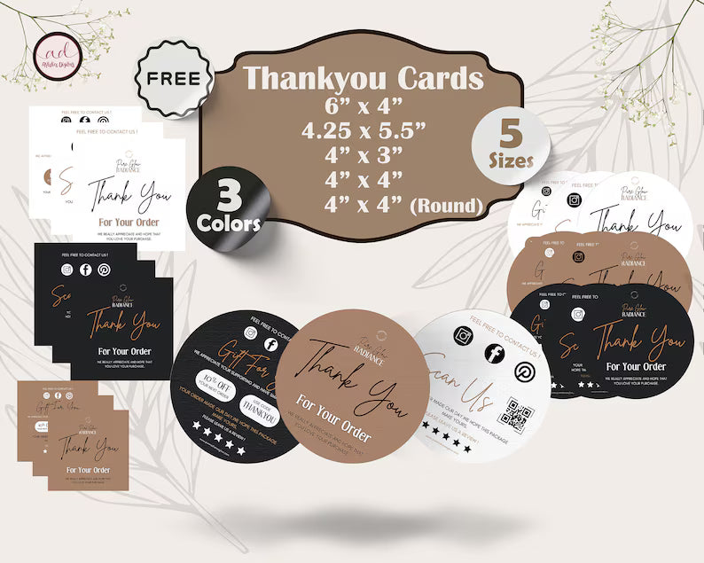 Editable Cosmetic Label Templates | Soap, Bath Salt & Body Scrub Label Bundle | Printable Canva Templates for Small Business Branding