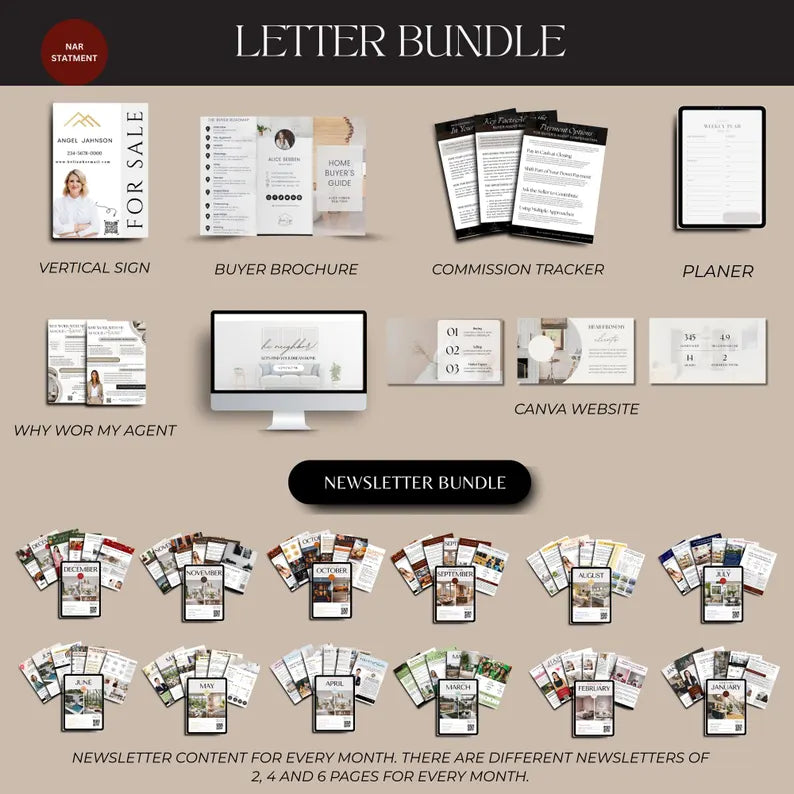56,000+ Real Estate Canva Templates | Ultimate Branding, Social Media & Marketing Kit for Realtors | 2025 NAR Updated Bundle
